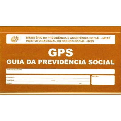 Carnê Gps INSS Guia Da Previdência Social São Domingos 6006