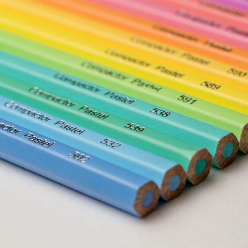 Foto 5 - Lápis de Cor Neo-Pen 12 Cores Art Color Pastel Compactor 